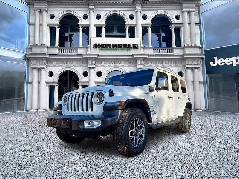 Weiß Gebraucht 2022 Jeep Wrangler Unlimited SUV | 59.990 € (Fairer Preis) - Bild 1/4