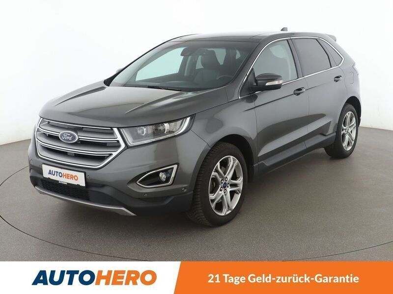 Grau Gebraucht 2016 Ford Edge Titanium SUV | 20.850 € (Fairer Preis) - Bild 1/3