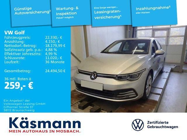 Silber Gebraucht 2022 VW Golf VIII Style Limousine | 22.330 € (Guter Preis) - Bild 1/2