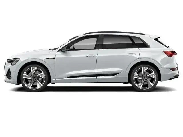 Gebraucht Audi e-tron S-Line 300 kW (408 PS) 2022 Gletscherweiß metallic SUV