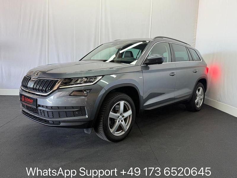 Platinumgrau metallic Gebraucht 2019 Skoda Kodiaq Soleil SUV | 24.980 € (Guter Preis) - Bild 1/4