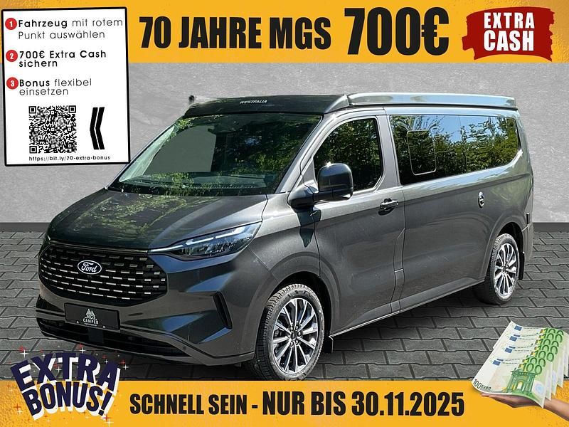 Magnetic grey metallic Neu 2025 Ford Tourneo Custom Nugget Van | 74.490 € (Etwas zu teuer) - Bild 1/4