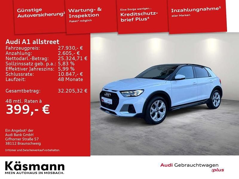 Gebraucht Audi A1 S-Line 150 PS (110 kW) 2023 Gletscherweiß metallic SUV