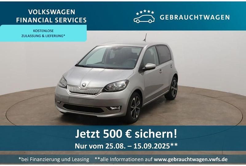Silber Gebraucht 2021 Skoda Citigo-e IV Best of Kleinwagen | 14.239 € (Fairer Preis) - Bild 1/4