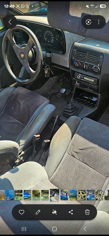 Gebraucht Ford Escort Cabriolet 107 PS (78 kW) 1987 Blau Cabrio