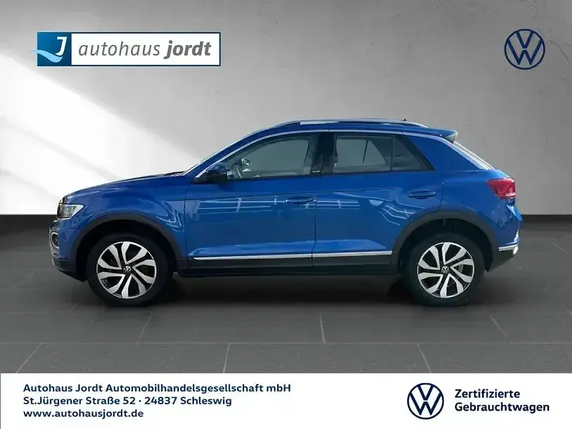 Gebraucht VW T-Roc Active 150 PS (110 kW) 2021 Blau SUV