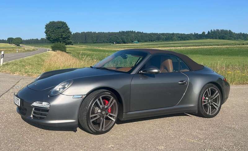 Grau Gebraucht 2009 Porsche 911 Carrera 4S Cabriolet Cabrio | 63.400 € - Bild 1/4