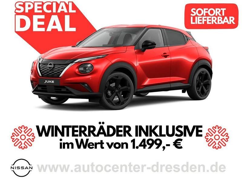 Fuji sunset red Neu 2025 Nissan Juke Tekna SUV | 28.290 € (Fairer Preis) - Bild 1/4