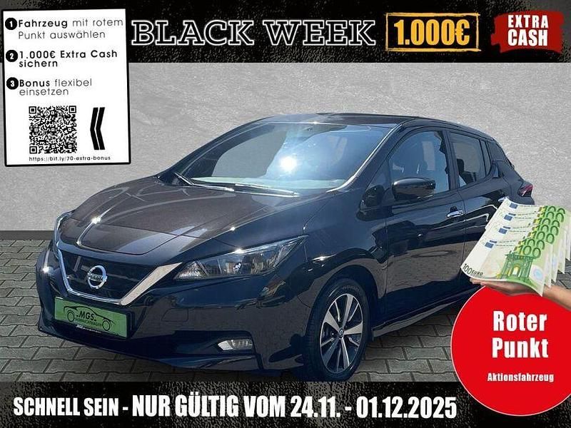 Black metallic Gebraucht 2022 Nissan Leaf Acenta Kleinwagen | 14.990 € (Fairer Preis) - Bild 1/4