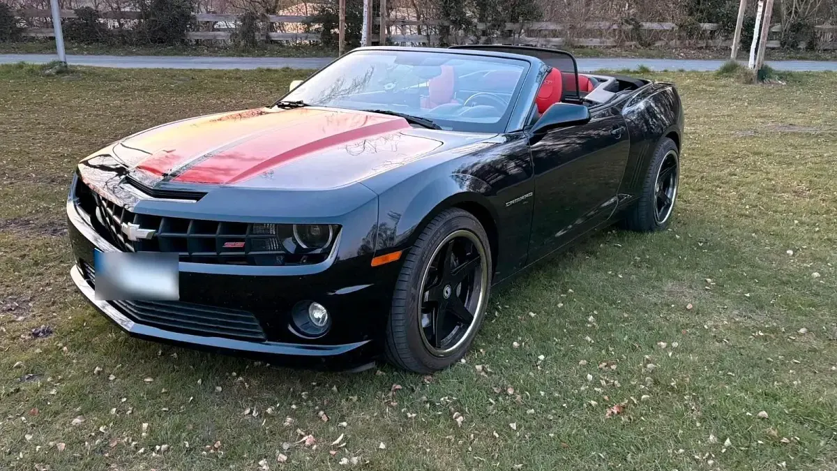 Gebraucht Chevrolet Camaro SS 405 PS (297 kW) 2011 Schwarz Cabrio