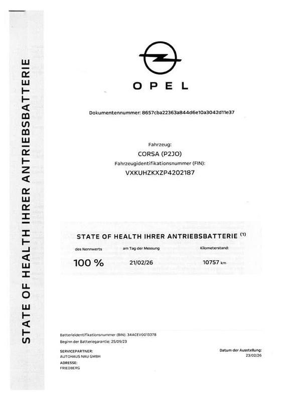 Gebraucht Opel Corsa-e Elegance 100 kW (136 PS) 2023 Grau Kleinwagen