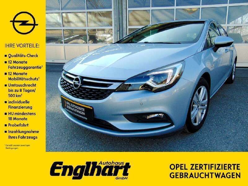 Blau metallic Gebraucht 2019 Opel Astra Dynamic Limousine | 17.990 € - Bild 1/4