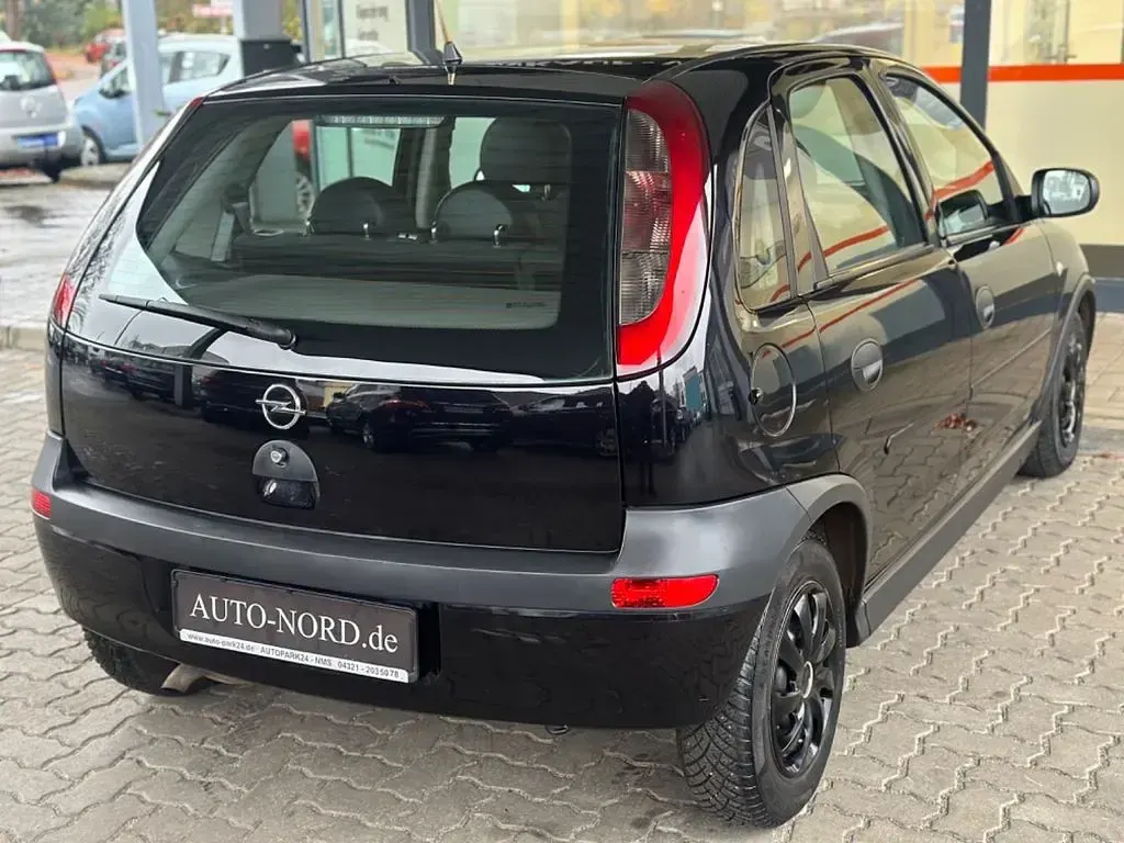 Gebraucht Opel Corsa Njoy 75 PS (55 kW) 2003 Schwarz Kleinwagen