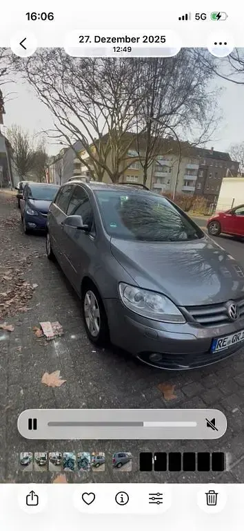 Gebraucht VW Golf Plus Cross Edition 122 PS (89 kW) 2008 Grau Van / Kleinbus