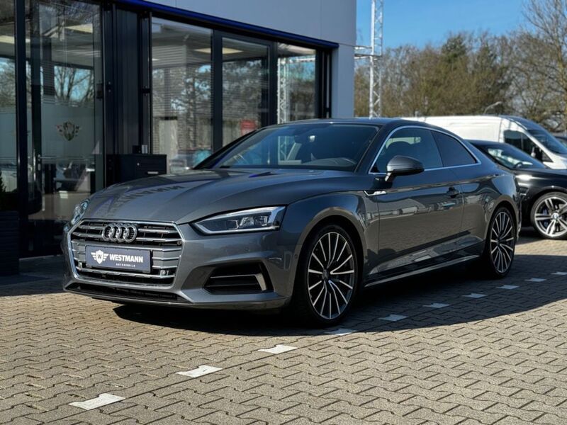 Grau Gebraucht 2018 Audi A5 Sport Coupé | 24.700 € (Fairer Preis) - Bild 1/4