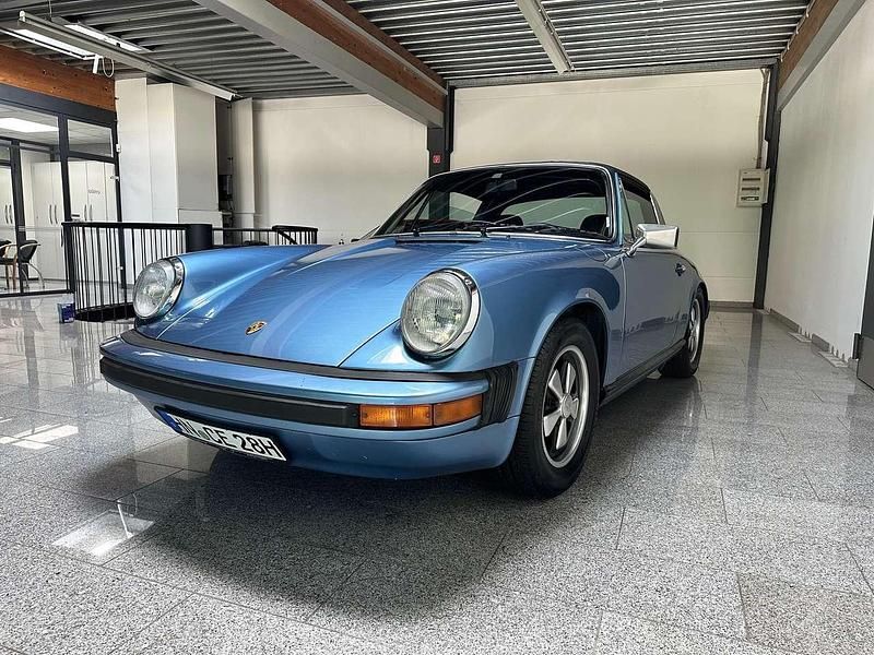Blau Gebraucht 1974 Porsche 911 Cabrio | 88.000 € - Bild 1/4