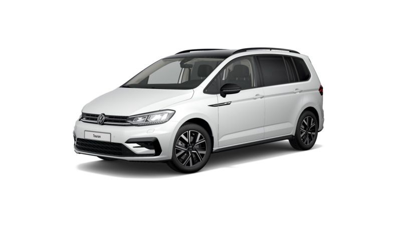 Pure white Gebraucht 2023 VW Touran Highline Van / Kleinbus | 31.940 € (Guter Preis) - Bild 1/4