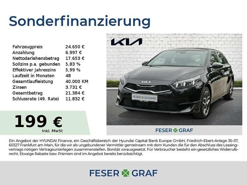 Zilinaschwarz Neu 2025 Kia Ceed Spirit Limousine | 24.650 € (Guter Preis) - Bild 1/4