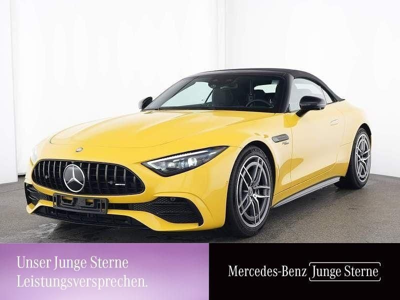Gelb Gebraucht 2023 Mercedes SL43 AMG AMG Cabrio | 102.935 € (Guter Preis) - Bild 1/3