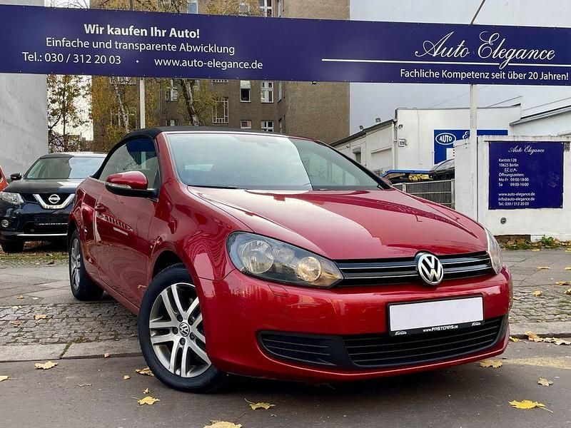 Sunsetred Gebraucht 2012 VW Golf Cabriolet Basis Cabrio | 8.990 € (Guter Preis) - Bild 1/4