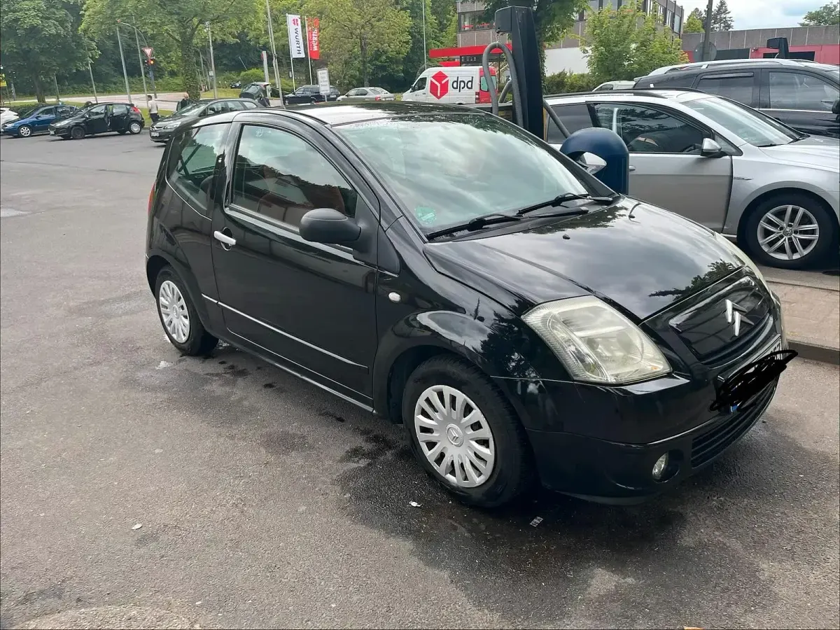 Gebraucht Citroën C2 63 PS (46 kW) 2005 Schwarz Kleinwagen
