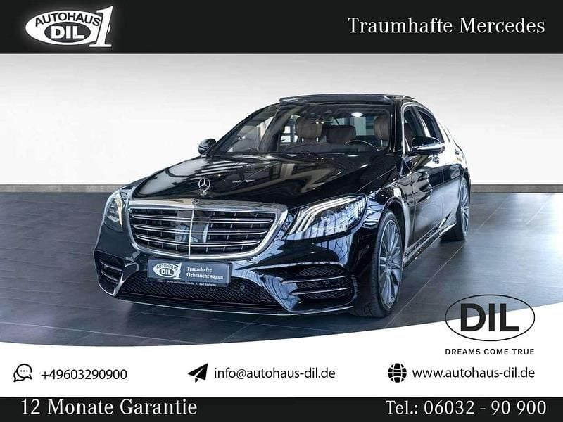 Schwarz Gebraucht 2018 Mercedes S350 AMG line Plus Limousine | 48.650 € (Superpreis) - Bild 1/3
