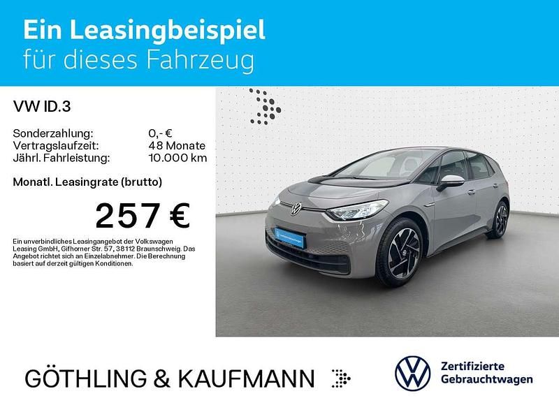Gebraucht VW ID.3 Pro Performance 150 kW (204 PS) 2021 Grau Kleinwagen