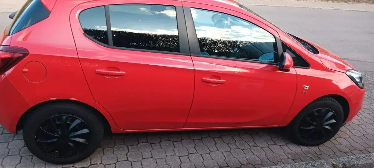 Gebraucht Opel Corsa drive 69 PS (50 kW) 2016 Rot Kleinwagen