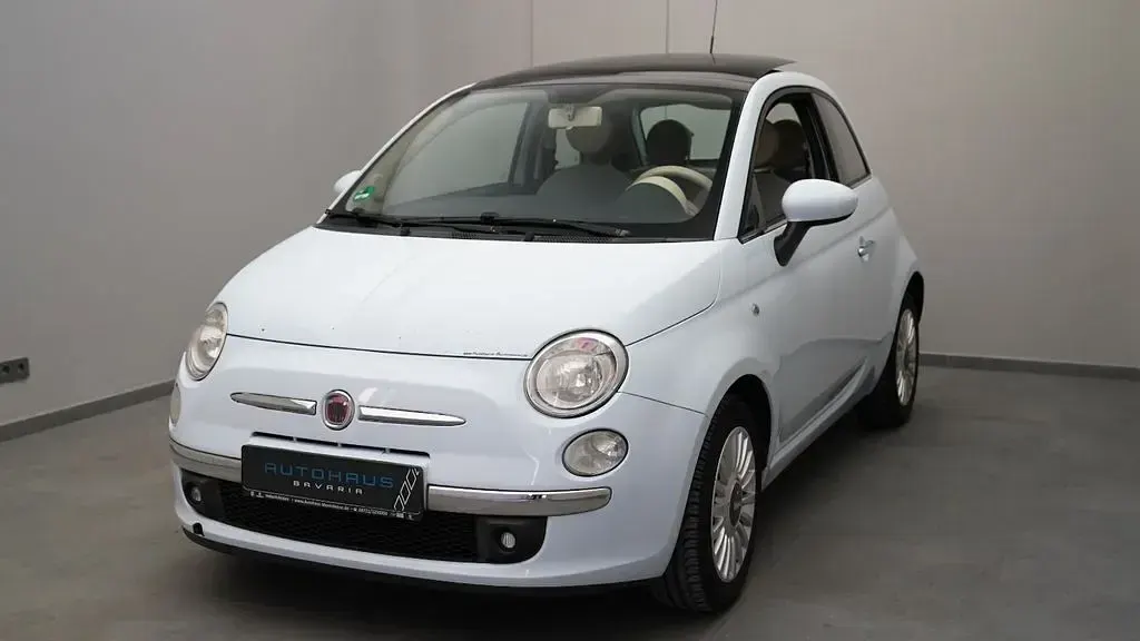 Gebraucht Fiat 500 Lounge 101 PS (74 kW) 2009 Blau Kleinwagen