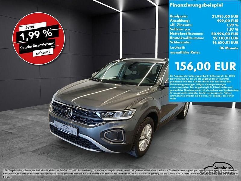 Indiumgrau Gebraucht 2024 VW T-Roc Life SUV | 21.995 € (Guter Preis) - Bild 1/4