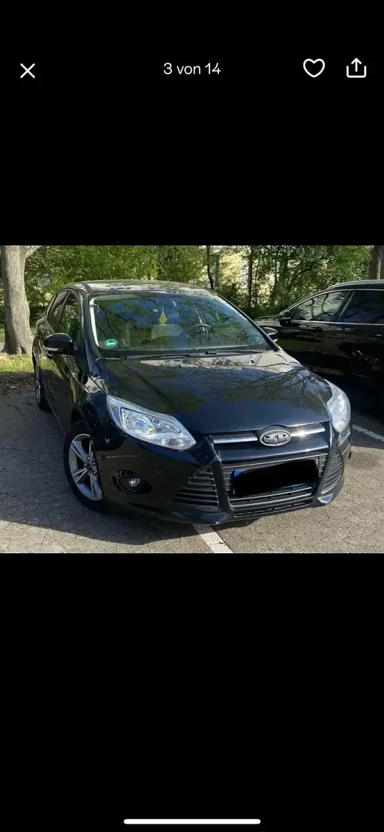 Używany Ford Focus 101 KM (74 kW) 2013 Czarny Hatchback