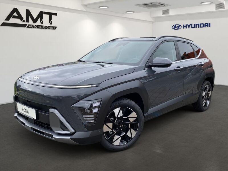 Grau Gebraucht 2023 Hyundai Kona Prime SUV | 28.350 € (Fairer Preis) - Bild 1/4