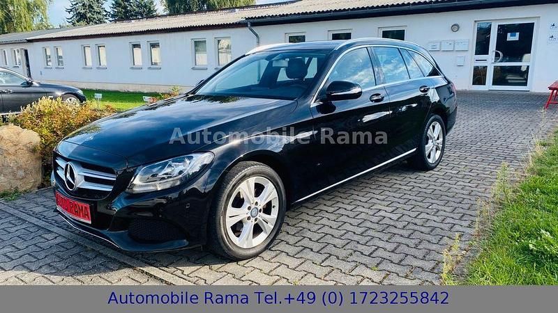 Schwarz Gebraucht 2015 Mercedes C200 Kombi | 15.490 € (Guter Preis) - Bild 1/4