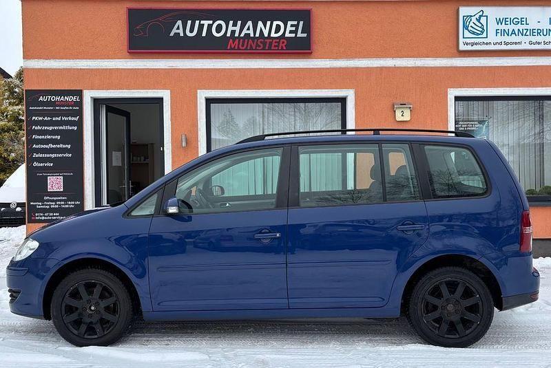 Gebraucht VW Touran 140 PS (102 kW) 2007 Blau Van / Kleinbus