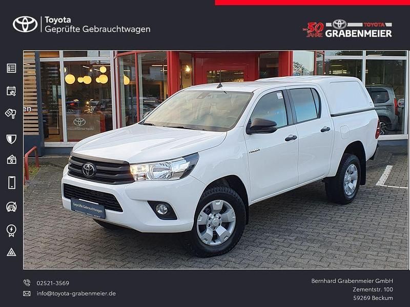 Schneeweiß Gebraucht 2020 Toyota HiLux Style Abholung | 36.750 € - Bild 1/4