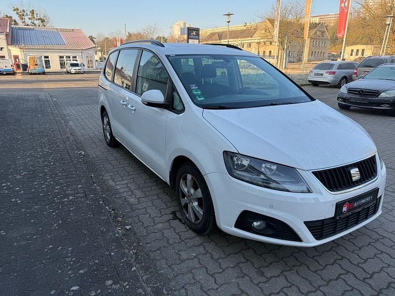 Gebraucht Seat Alhambra Style 150 PS (110 kW) 2012 Weiß Van / Kleinbus