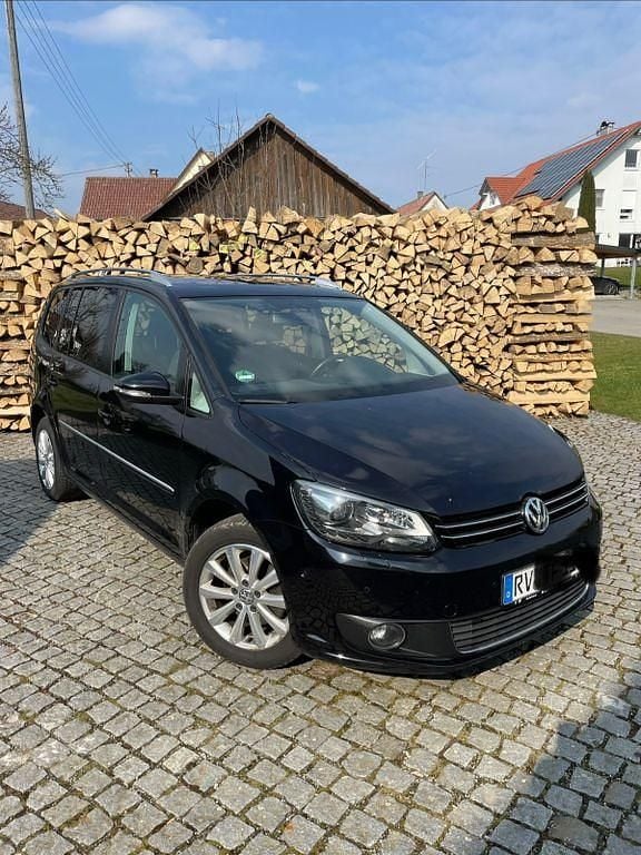Gebraucht VW Touran Highline 140 PS (102 kW) 2011 Schwarz Van / Kleinbus