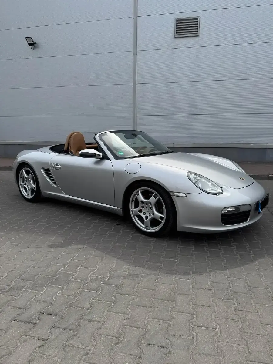 Brugt Porsche Boxster 240 HK (176 kW) 2005 Sølv Cabriolet