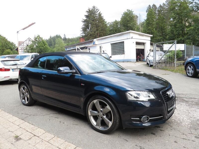 Gebraucht Audi A3 Cabriolet S-Line 105 PS (77 kW) 2010 Blau metallic Cabrio