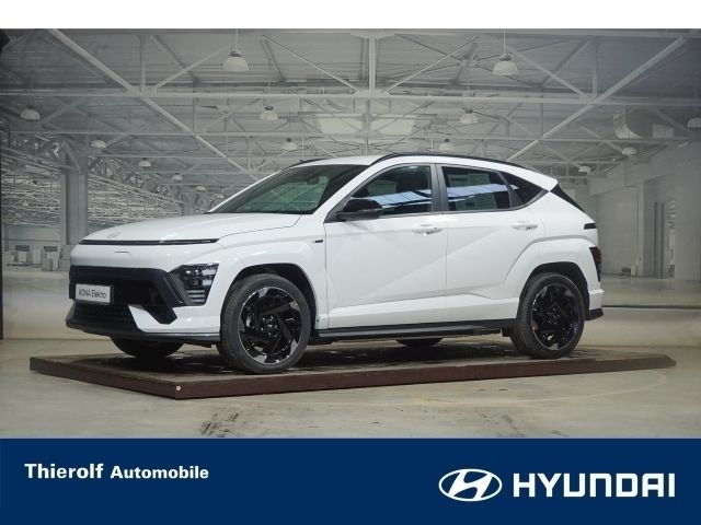 Atlas white Neu 2025 Hyundai Kona N Line SUV | 34.980 € (Guter Preis) - Bild 1/4