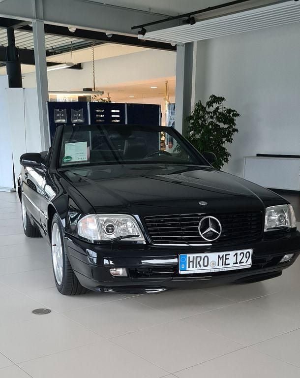 Gebraucht Mercedes SL320 224 PS (164 kW) 2000 Schwarz Cabrio