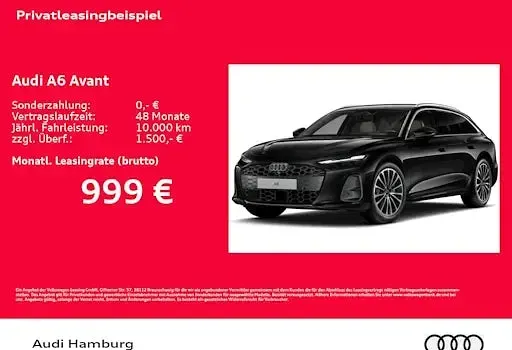 Neu Audi A6 Ambiente 299 PS (219 kW) 2026 Schwarz Kombi