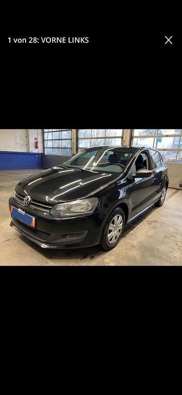 Gebraucht VW Polo 75 PS (55 kW) 2014 Schwarz Kleinwagen