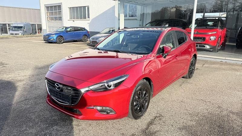 Rot Gebraucht 2018 Mazda 3 Signature Limousine | 14.990 € (Fairer Preis) - Bild 1/4
