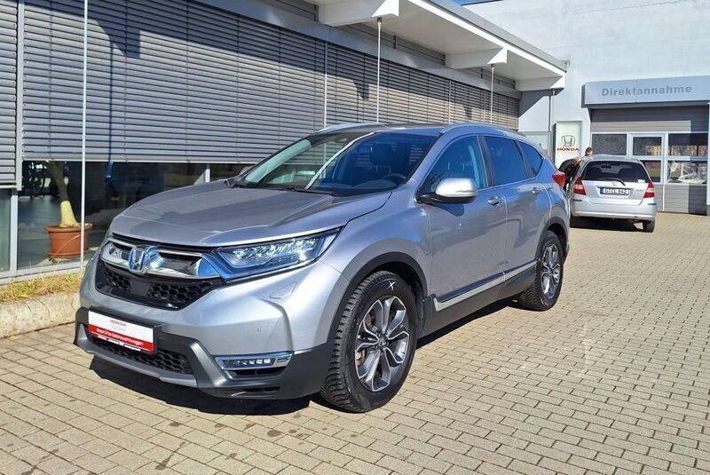 Lunar silver metallic Gebraucht 2023 Honda CR-V Hybrid SUV | 35.980 € (Guter Preis) - Bild 1/4