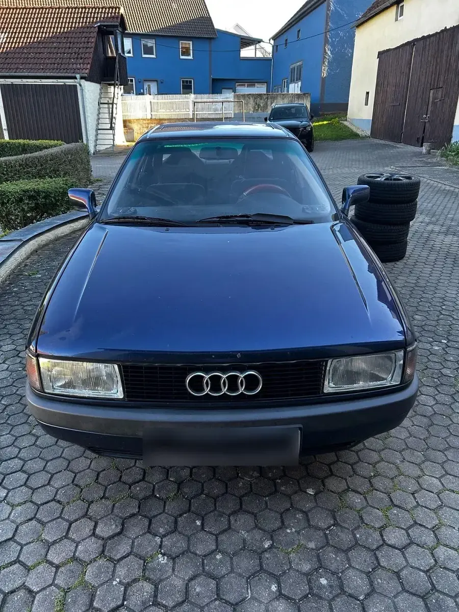 Käytetty Audi 80 90 HP (66 kW) 1991 Sininen Sedan