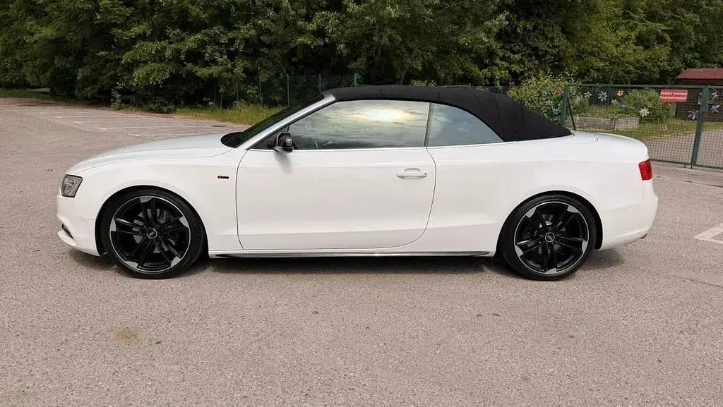 Gebraucht Audi A5 Cabriolet S-Line 204 PS (150 kW) 2012 Weiß Cabrio