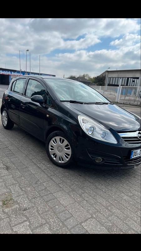 Schwarz Gebraucht 2007 Opel Corsa Kleinwagen | 799 € (Superpreis) - Bild 1/4
