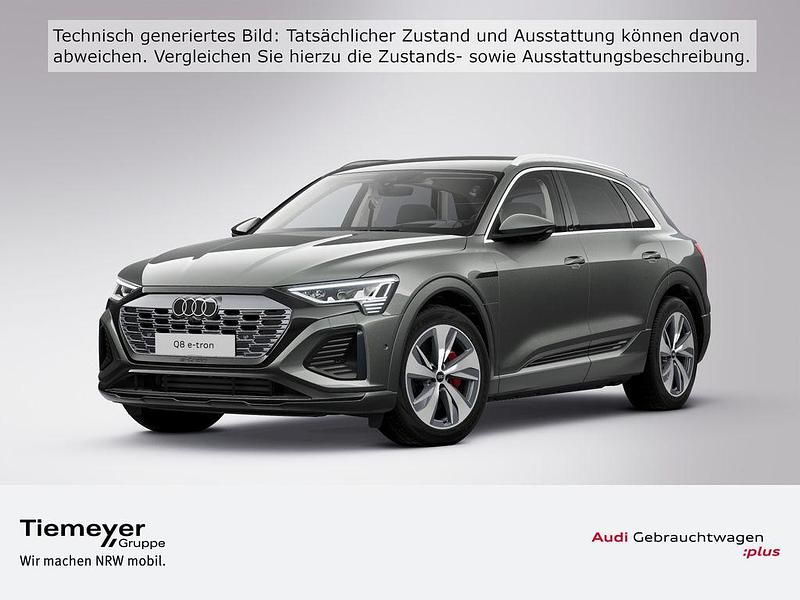 Chronosgrau metallic Gebraucht 2024 Audi Q8 e-tron S-Line SUV | 54.930 € (Superpreis) - Bild 1/4