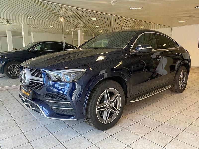 Blau Gebraucht 2020 Mercedes GLE300 AMG line Coupé | 59.950 € (Superpreis) - Bild 1/4